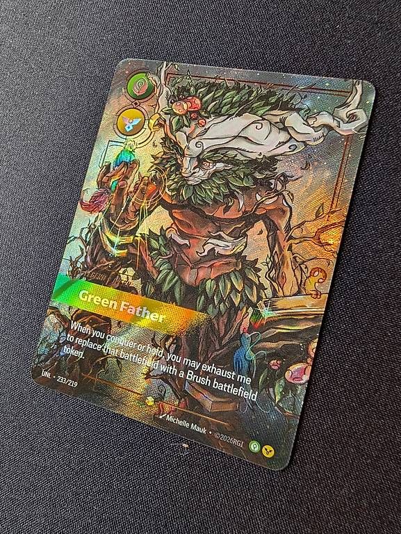 Carte collezionabili: Riftbound Ivern 'Green Father' 233/219 Unleashed – Nuovo (secondo la descrizione) da Faulensee venduto da plantmama 1