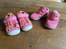 Fila Sandalen + Nike Laufschuhe , GR 21