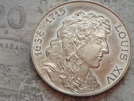 Médaille commémorative Louis XIV (1638-1715)