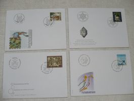2002 4 FDC SBK 1067 - 1068, 1071 - 1072