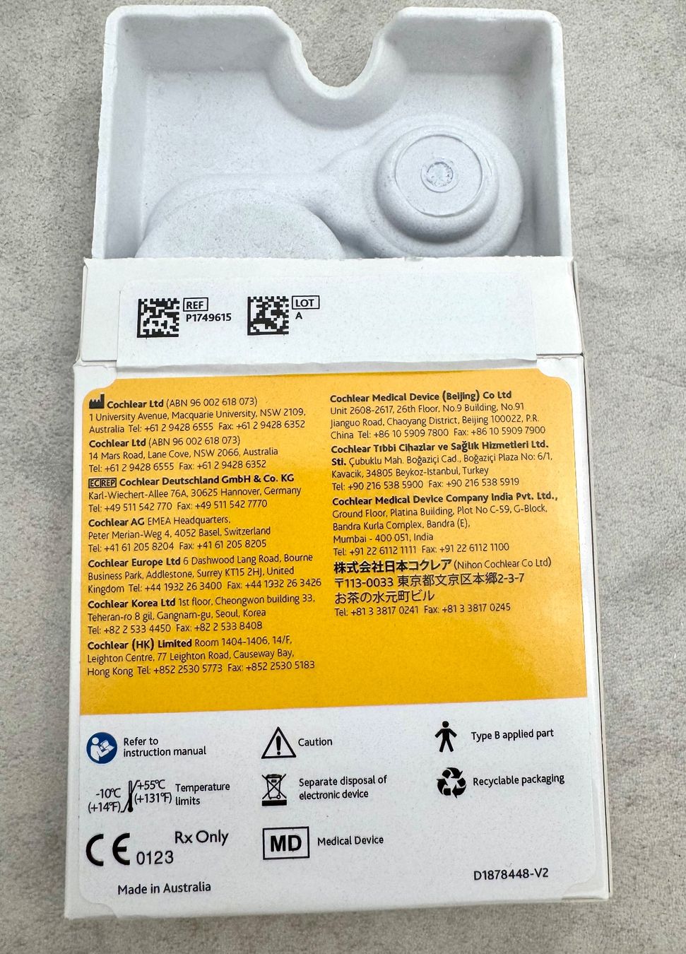 Attrezzature mediche: Cochlear Nucleus 8 Slimline-Spule Hörhilfe – Nuovo (secondo la descrizione) da Hermetschwil-Staffeln venduto da Mobile2013 4
