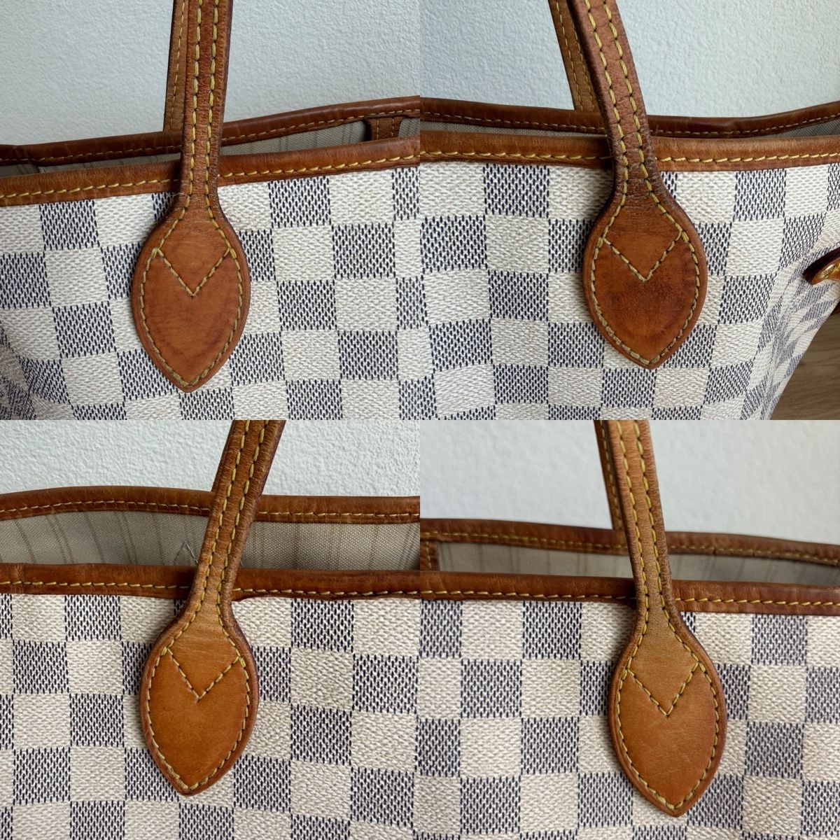 Louis Vuitton Borse da donna: Louis Vuitton Neverfull MM Damier Azur  – Usato da Naters venduto da DesireeR 5