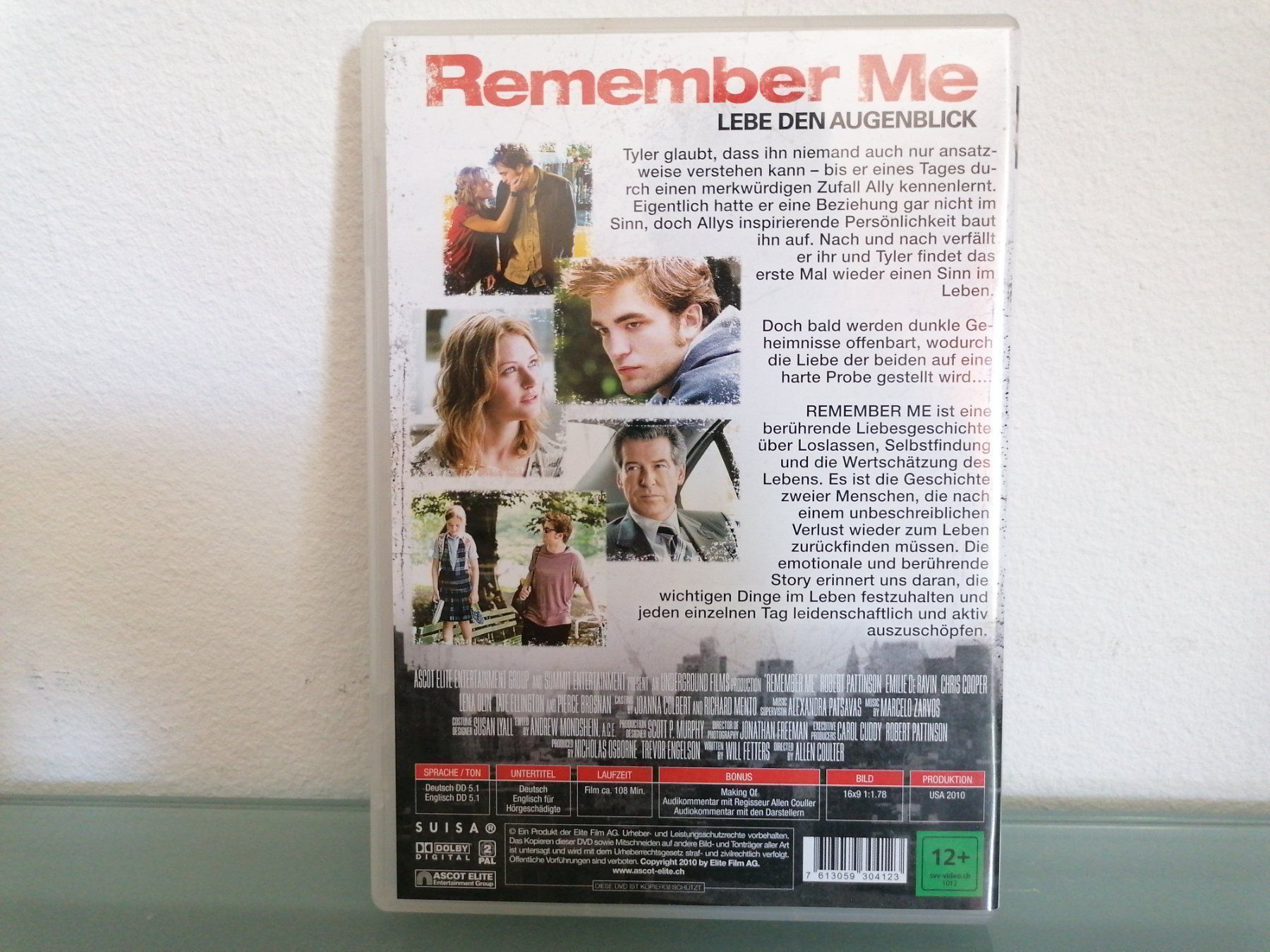 Alle DVDs: Remember Me – Gebraucht aus Bäch SZ von Swissy46 1