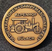 S896 - Brosche Oldtimer Traktor & Dampfmaschinen Fest BÜLACH