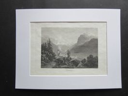 ENGELBERG MIT PASSEPARTOUT