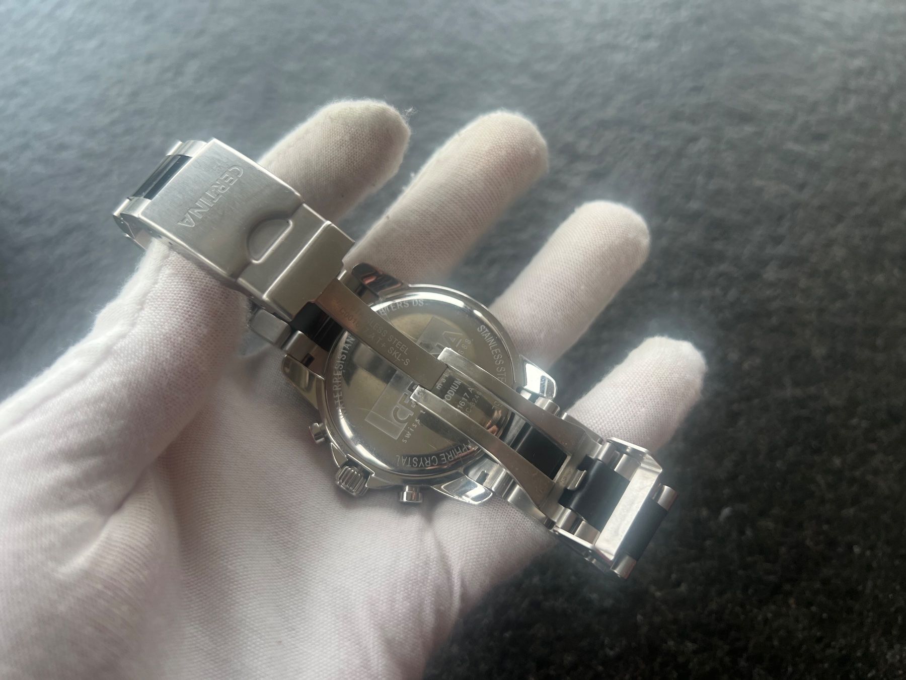 Certina Orologi: Certina DS Podium Chronograph Datum Stahl Quarz – Usato da Steffisburg venduto da FlorianJohner 5