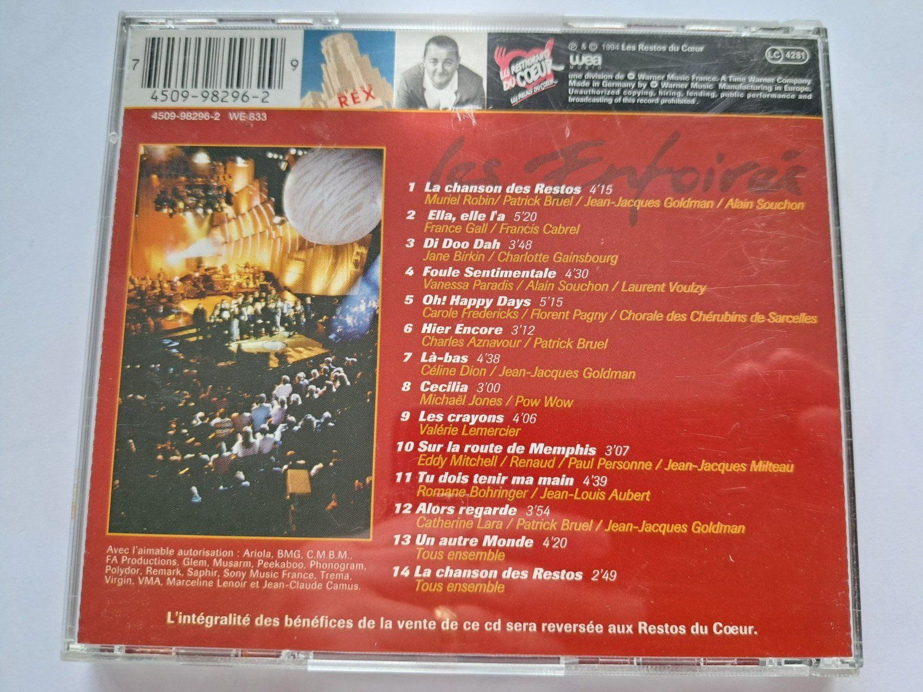 CD: Cd Les Enfoirés au grand Rex – Usato da Pully venduto da bro_n52j 1