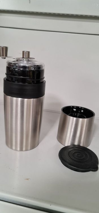Porlex Tall II - Moulin à Café Manuel Japonais En Céramique Argenté - Compact Et Sans Odeur Métallique