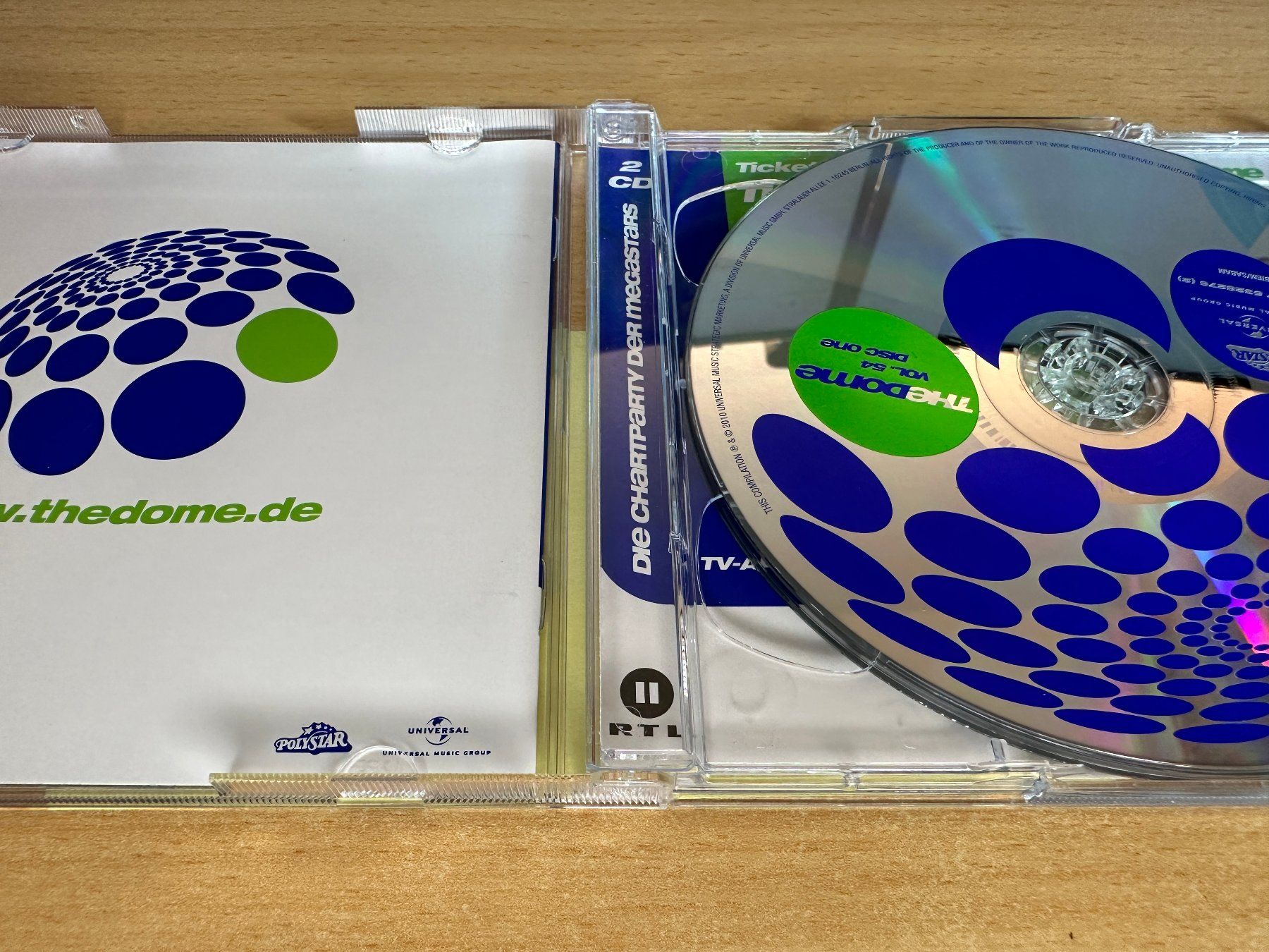 CD: Various – The Dome Vol. 54 - 2 CD – Usato da Rikon im Tösstal venduto da Alpenmutz 2