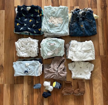 Babykleider Set (Grösse 62/68); perfekt für den Winter!
