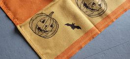 Torchon HALLOWENN neuf 100% coton SCHÖNENBERGER