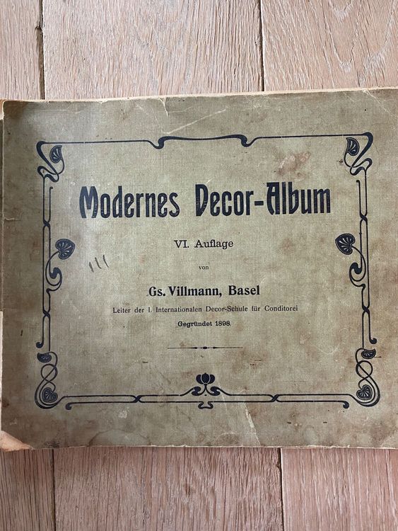 Antike Vorlagen für Schriften und Tortenverzierungen Kaufen auf Ricardo