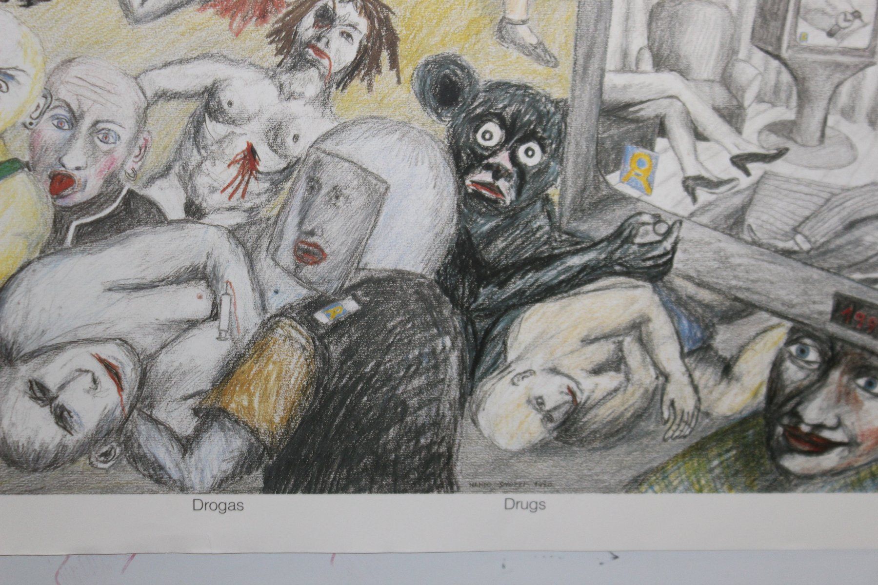 Poster & Bilder: Schulwandbild  Lehrtafel Drogen , Nando Snozzi – Gebraucht aus Härkingen von sammelbecken 4
