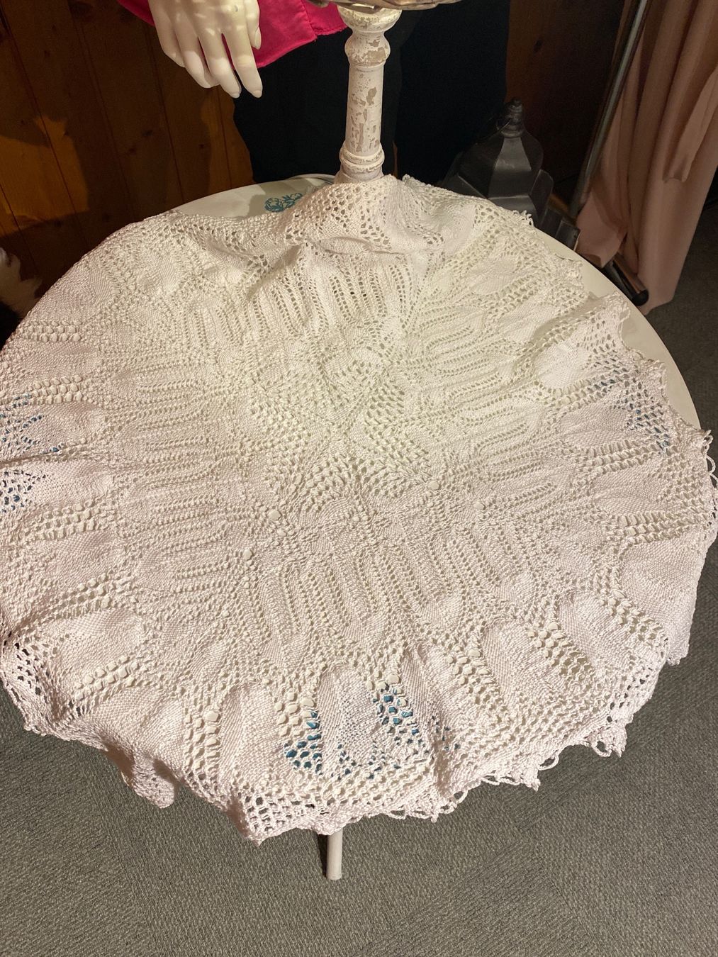 Tessuti: SPITZEN DECKE-WEISS – Nuovo (secondo la descrizione) da Meienried venduto da ManuelaBoutique 1