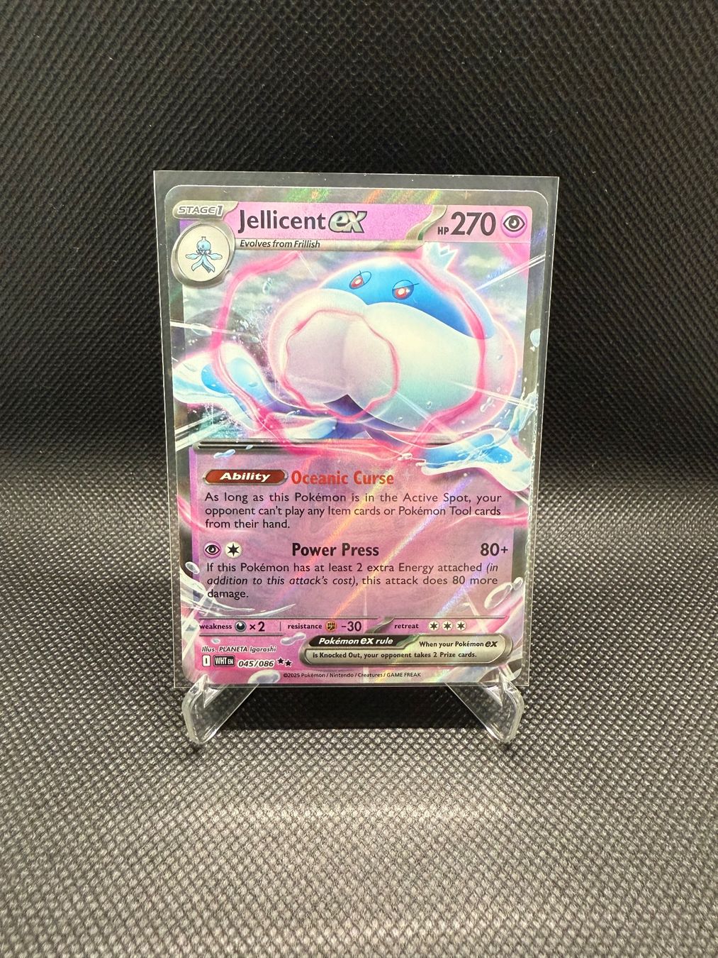 Pokémon Sammelbilder & Trading cards: Pokemon White Flare - Jellicent ex 045/086 – Gebraucht aus Horn von Chilldone