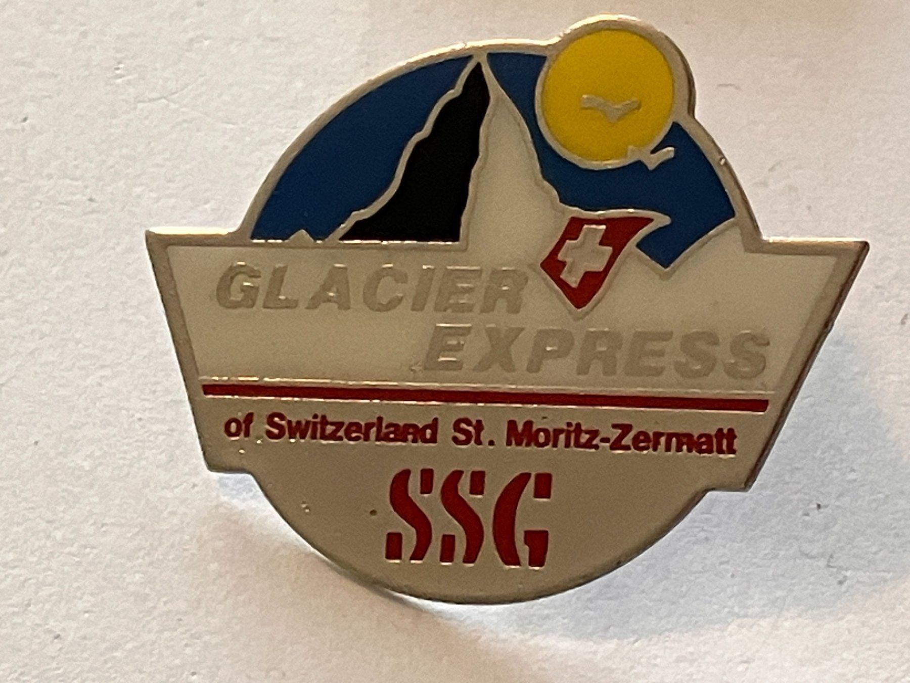 Placchette & Badge: 1 Pin Glacier Express SSG – Usato da Basel venduto da djwwpp