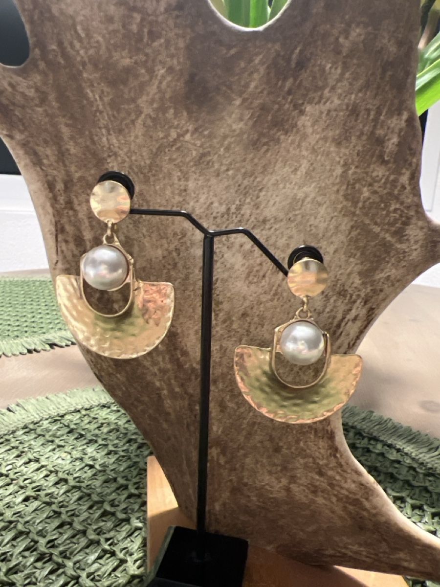 Orecchini pendenti & Orecchini a lobo: Schöne Ohrringe mit grosser Perle – Nuovo (secondo la descrizione) da Seon venduto da Sunny-Schmuck78