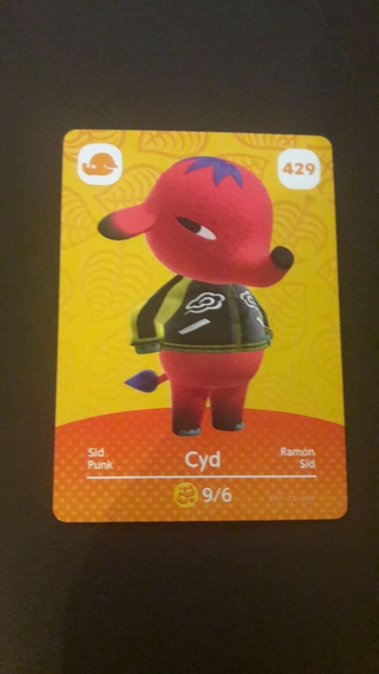 Sonstiges Zubehör: ACNH Amiibo Karte EU - Nr. 429 Sid – Gebraucht aus Nänikon von luc_k2dz