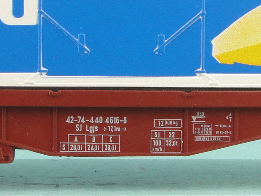 Märklin Trains électriques: Märklin 4672 SJ Chiquita Container – D'occasion à Bülach par cann11 1