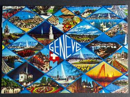 Souvenir de Genève - viele Ansichten - Stempel Fêtes de Genè