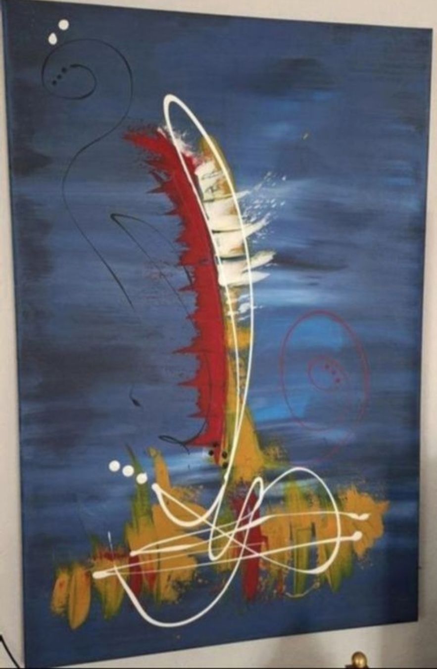 Tableaux: Gemälde " Aufbruch" handmade 80×120 – Neuf (Voir description) à Riehen par Steinbock1970
