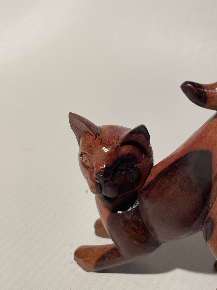 Statuette: Statuette chat sculpté à la main – Nuovo (secondo la descrizione) da Renens VD venduto da sas_6vhd 1