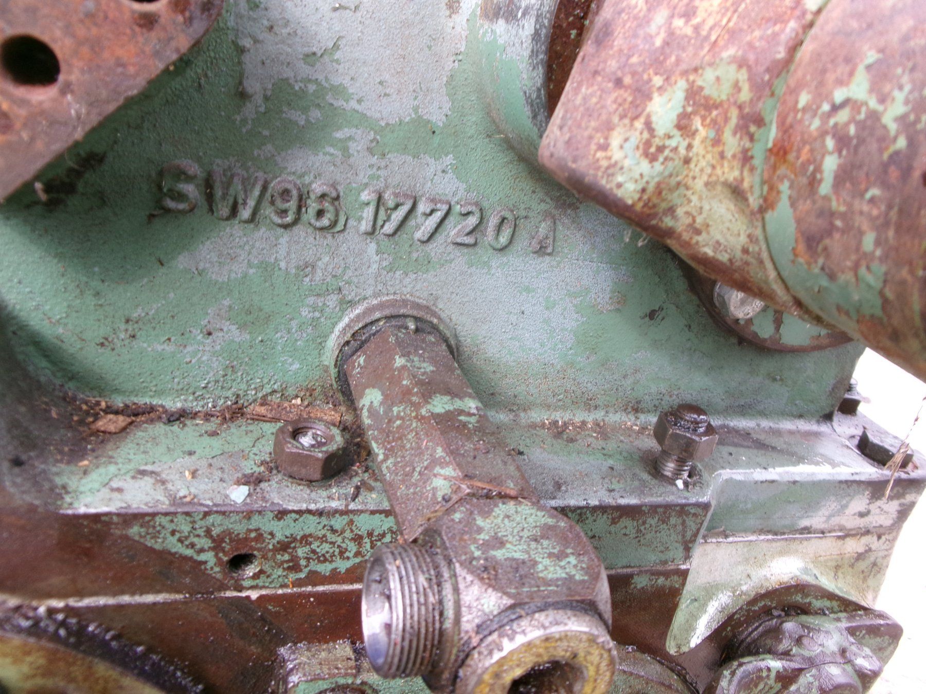 Bührer Traktoren: Bührer Traktor  OS 13 - Hinterachse / Getriebe / Hydraulik – Gebraucht aus Eschenbach SG von GM-29 6