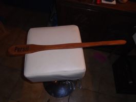 Wäscheklopfer Holz "Persil" Vintage Retro Deko 68cm 👍🏼