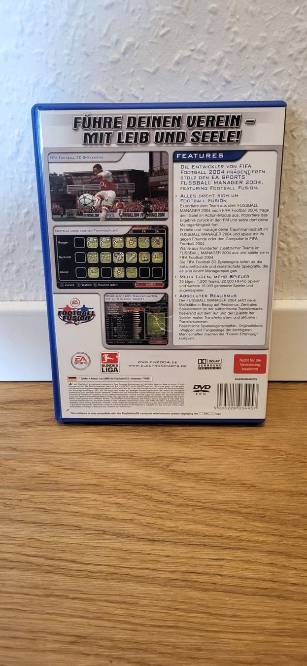 Sony Giochi: PS2 - Fussball Manager 2004 – Usato da Münsingen venduto da Heroism2010 1