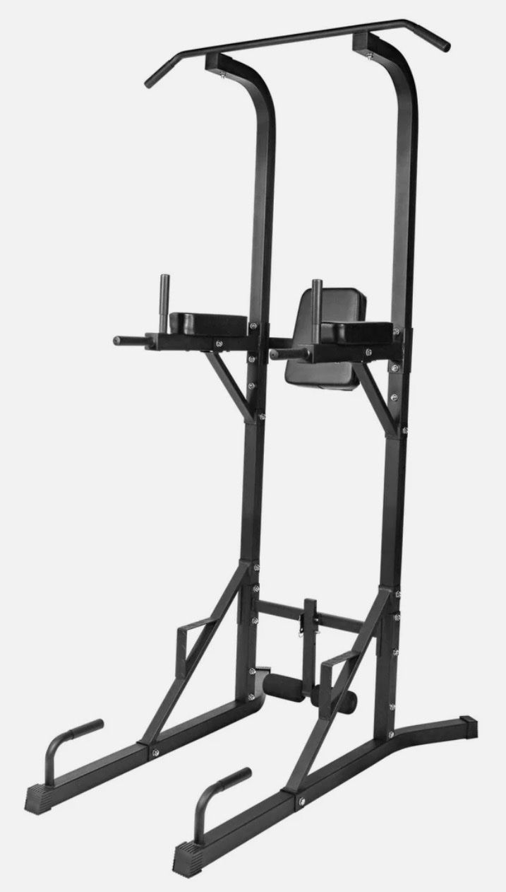 GORILLA SPORTS Power Tower (Pull-ups, Dips, Push-ups, Abs) (Neuf (Voir ...