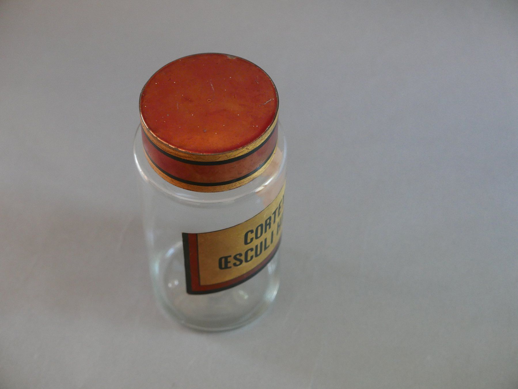 Verres: ANTIKE APOTHEKER-DOSEN GLAS 19. JH. – D'occasion à Balgach par Zwischenraum 7