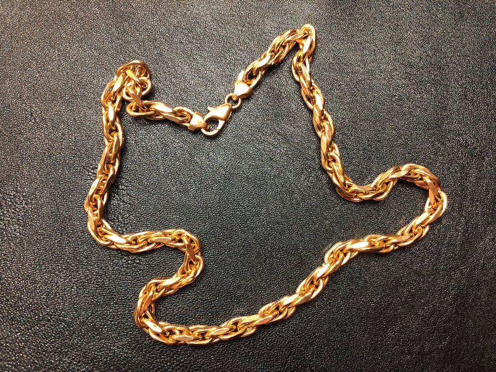 Catenine: Massive und elegante Damenkette aus 18 Karat Gelbgold Au 750 – Usato da Bern venduto da bombich 4