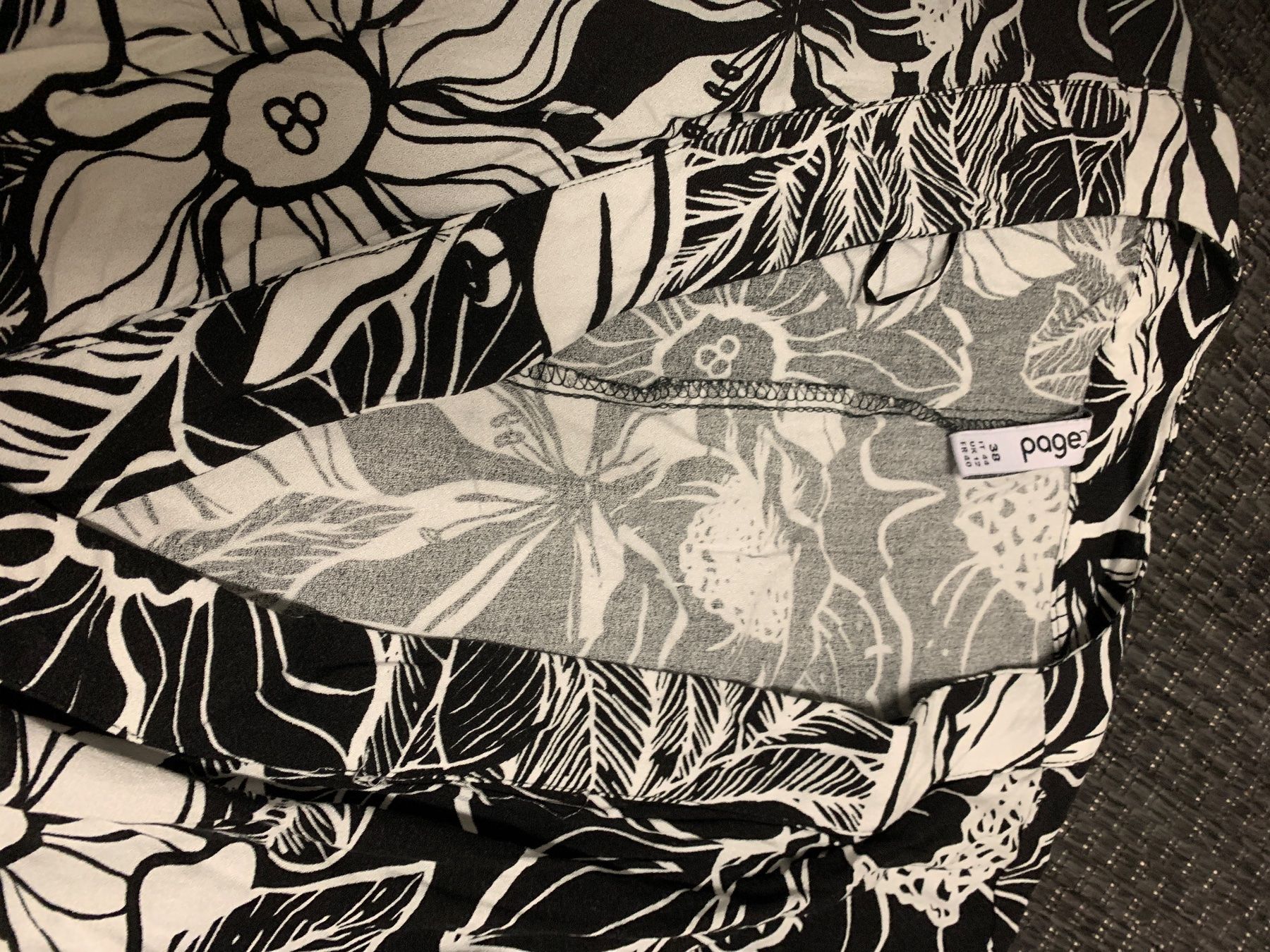Camicette: Hänger jacke/bluse gr 38 schwarz/weiss – Usato da Bad Zurzach venduto da Cuore34 1