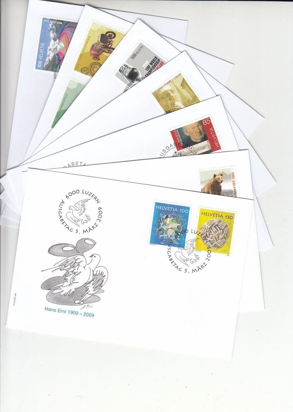 Tutti i francobolli: CH Ausgaben 1 / 2009 FDC – Usato da Bürglen TG venduto da StampGraf