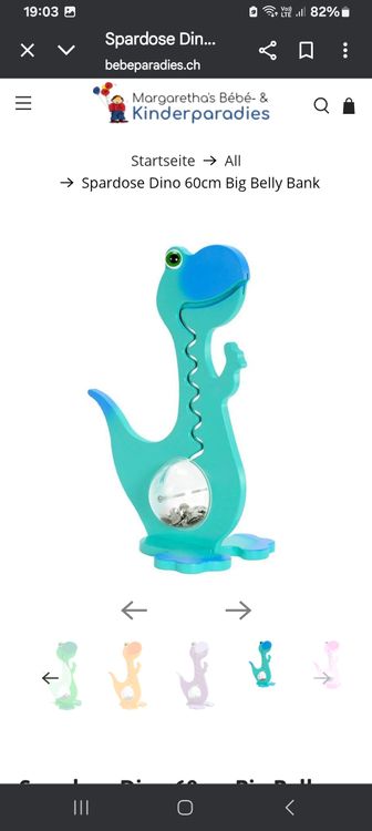Big Belly Bank Spardosen: spardose dino – Gebraucht aus Niederhasli von Neo220 1
