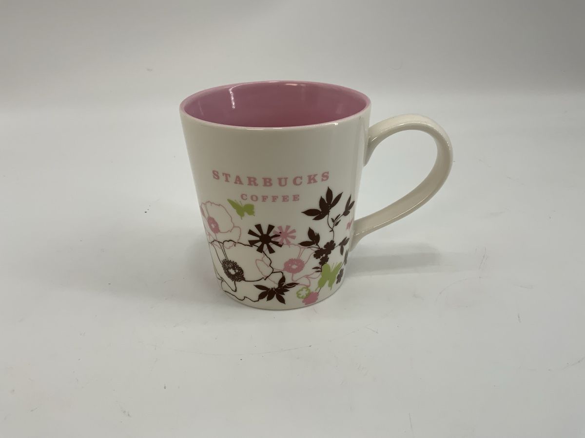 Tazze: Starbucks Kaffeetasse rosa Blumenmuster Vintage – Usato da Erlach venduto da silvia3235 1