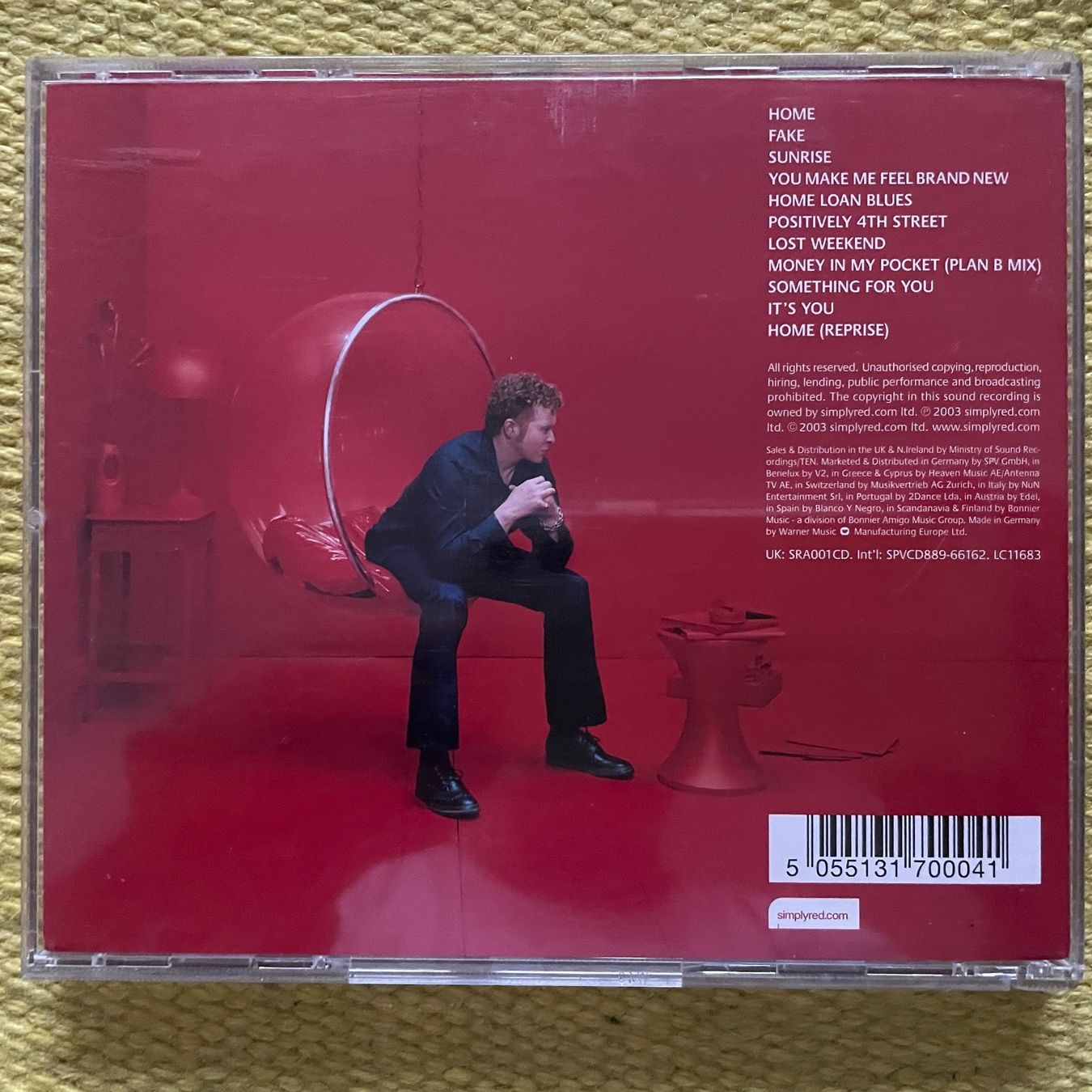 CD: SIMPLY RED-HOME – Usato da Rorschacherberg venduto da CD-Roli 1
