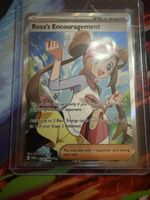 Pokémon Karte Rosas Encouragement 114/088 guter Zustand