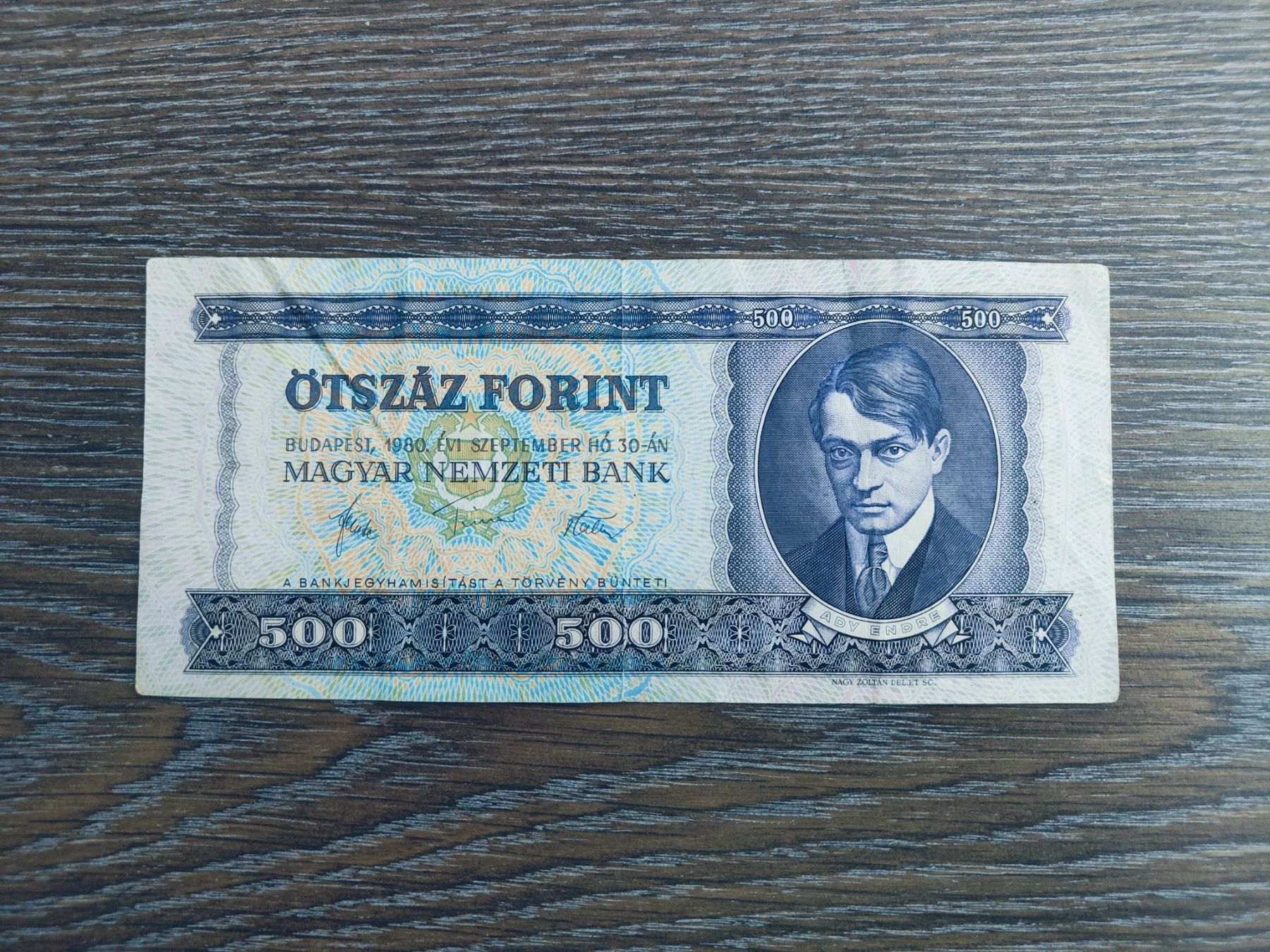 Banconote: Ungarn 500 Forint 1980 !!!!!!! – Usato da Flaach venduto da Lonzo99