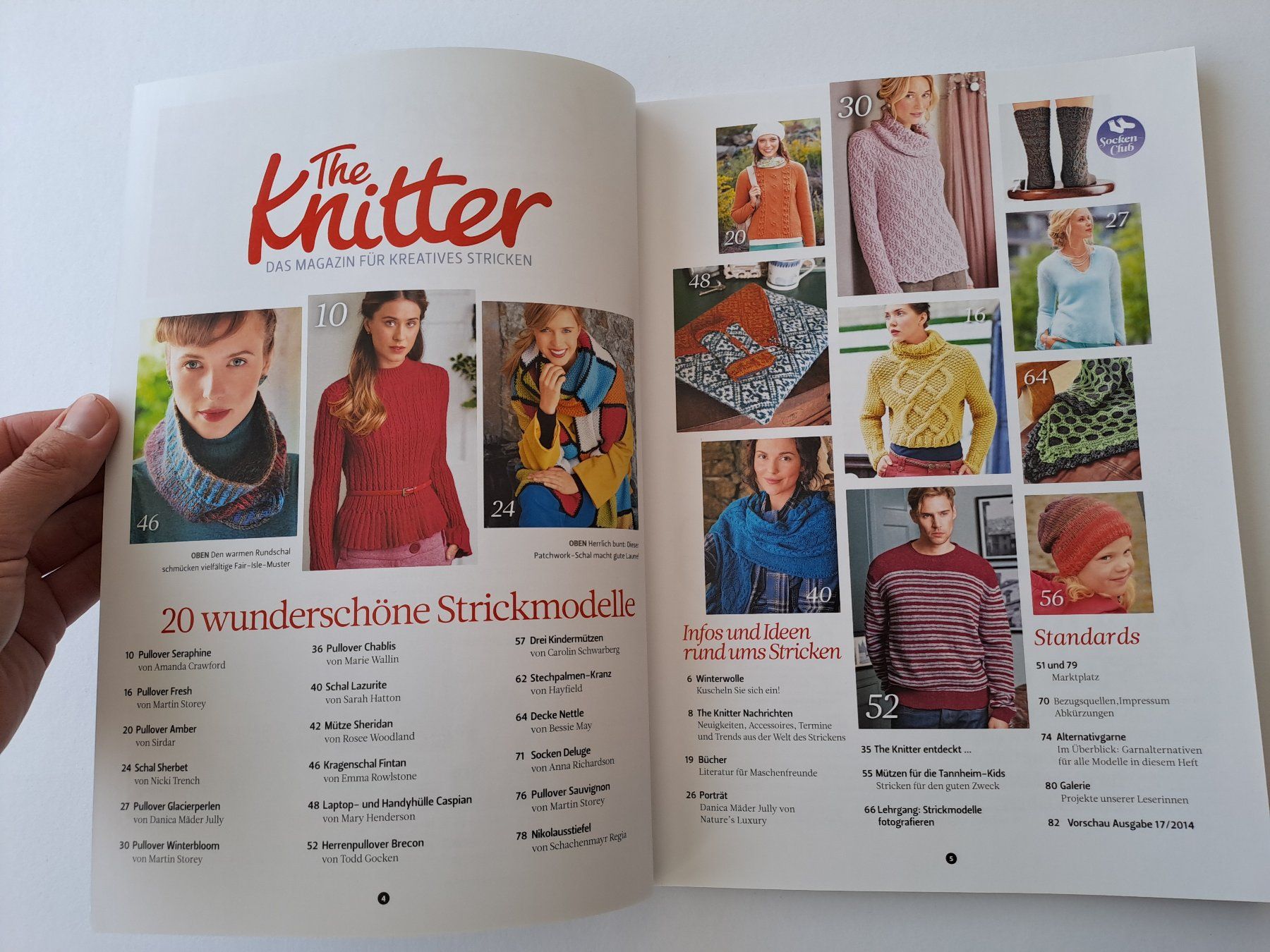 Riviste & Magazine: Strickheft The knitter Ausgabe 16 / 2013 Strickdesign – Usato da Glashütten venduto da Schwebefisch 1