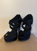 High Heel Sandalen schwarz Grösse 38 gebraucht