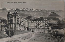 RIGI-KULM - Hotel mit den Alpen - 1909