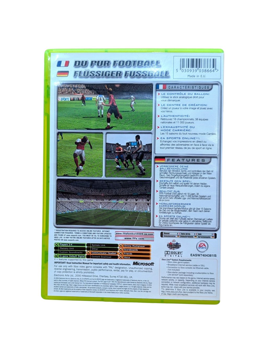 Microsoft Giochi: FIFA Football 2005 Xbox Classic – Usato da Domat/Ems venduto da IsseldorsShop 1