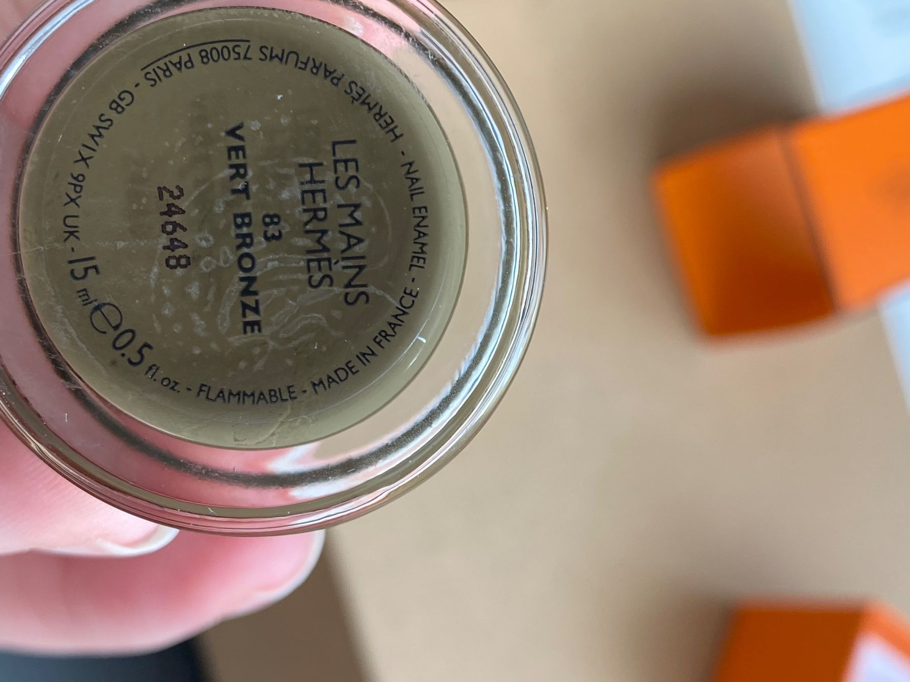 Smalto per unghie: Hermès Nagellack, 83 Vert Bronze – Usato da Zürich venduto da JDB_Vintage 1