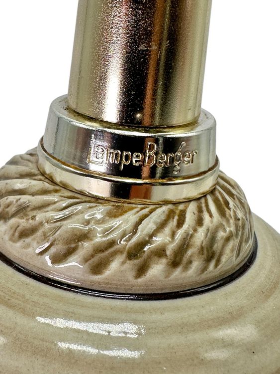 Lampe Berger Signée Jacques Breugnot, Grès D'art, Vintage