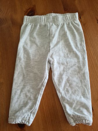 Baby Leggings 6-9 Monate Hellgrau 