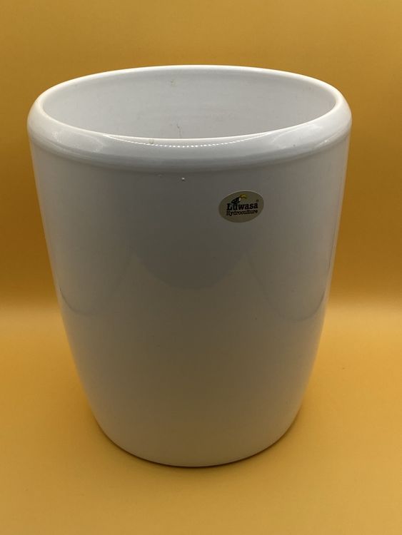 Weißer Rattan-Doppelzaun-Übertopf – 12 Liter, Mit Wasserreserve & Aufhängung Für Garten, Terrasse, Balkon
