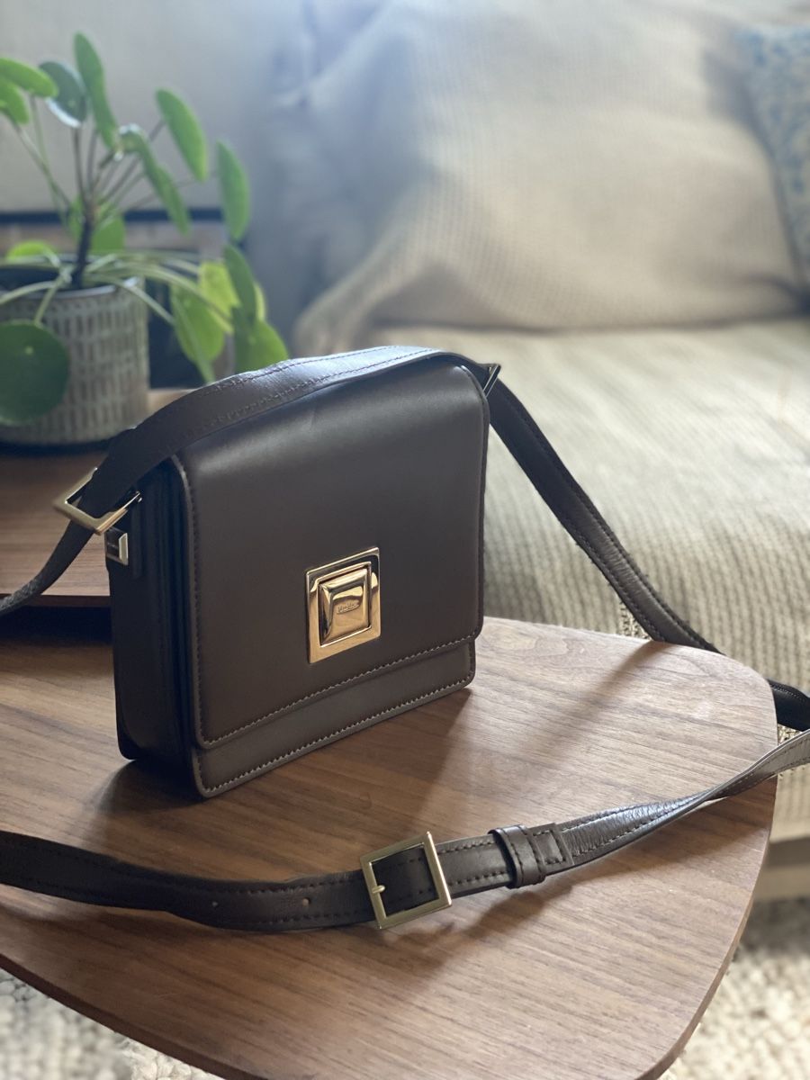 Max Mara Borse da donna: Max Mara Schulter Leder Tasche braun – Usato da Dittingen venduto da ert_nyv5