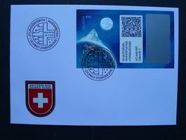 2021 Nr. C1II Swiss Crypto Stamps ID2 auf FDC