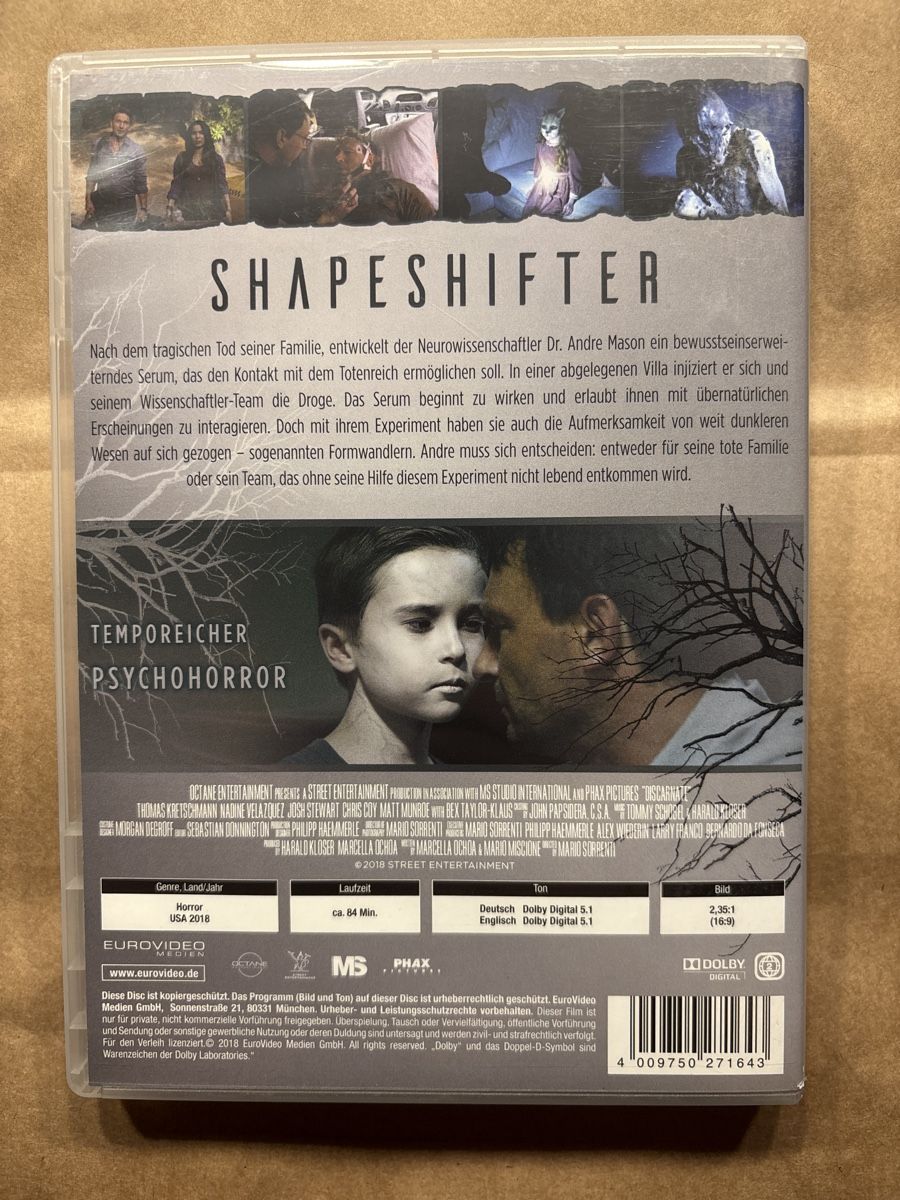 Tous les DVDs: Shapeshifter (2404) – D'occasion à Ruswil par Slivio_ 1